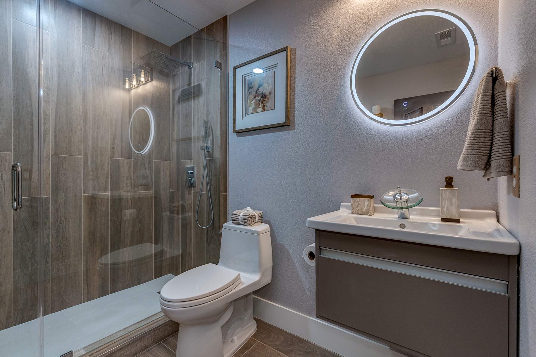 Driftwood Walk-In Shower