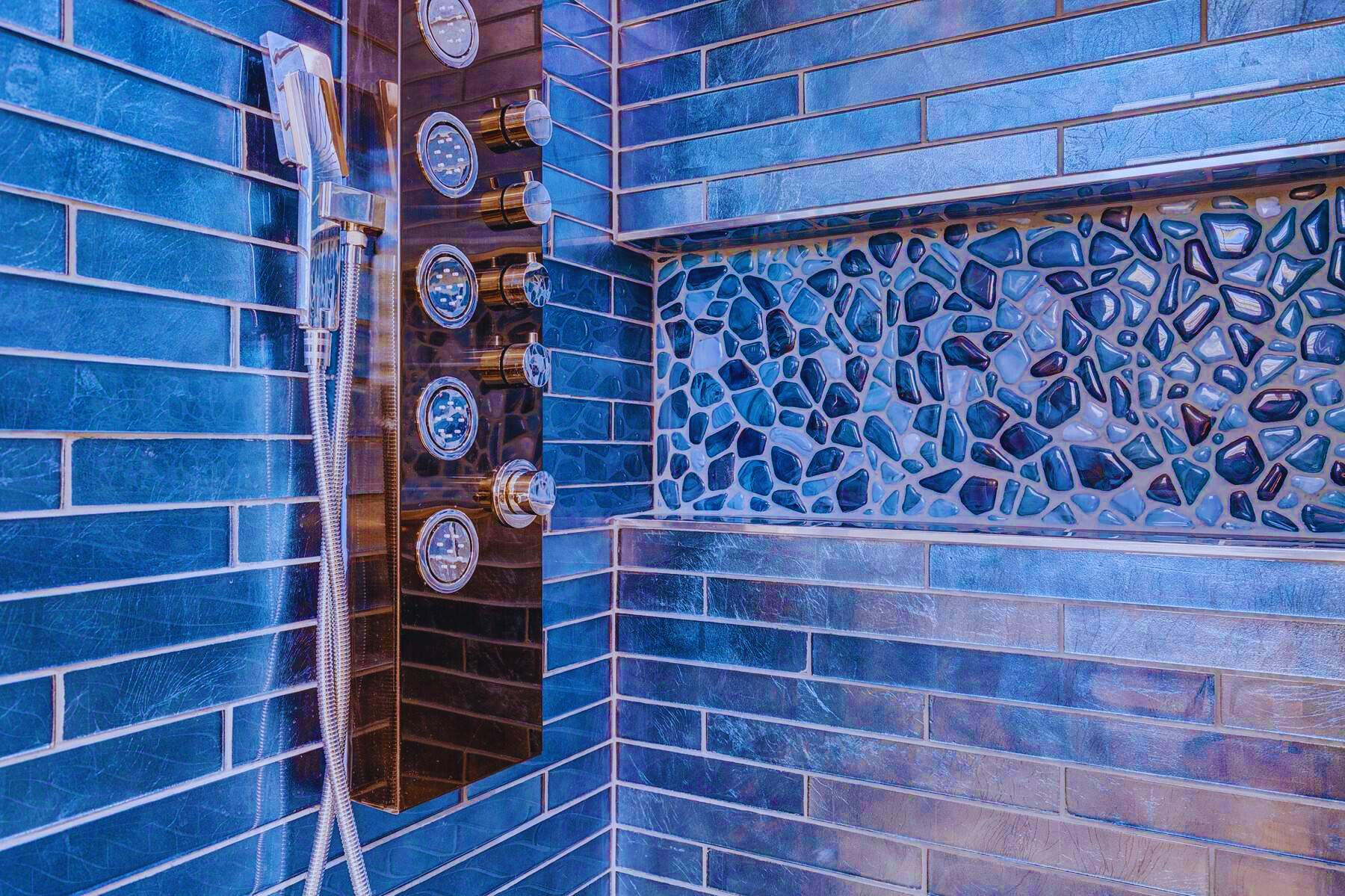 Cobalt Rainfall Shower