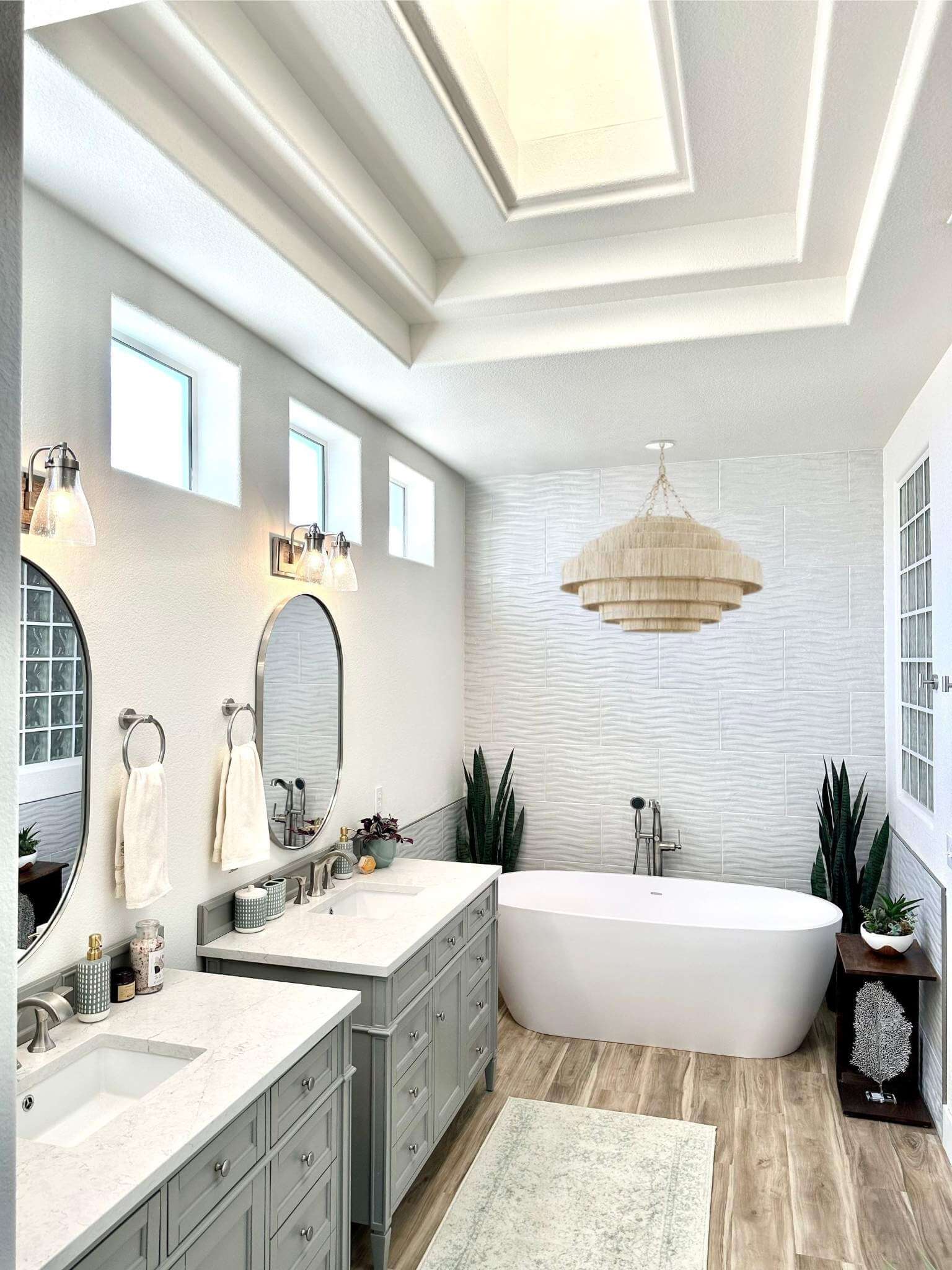 Skylight Freestanding Tub Suite