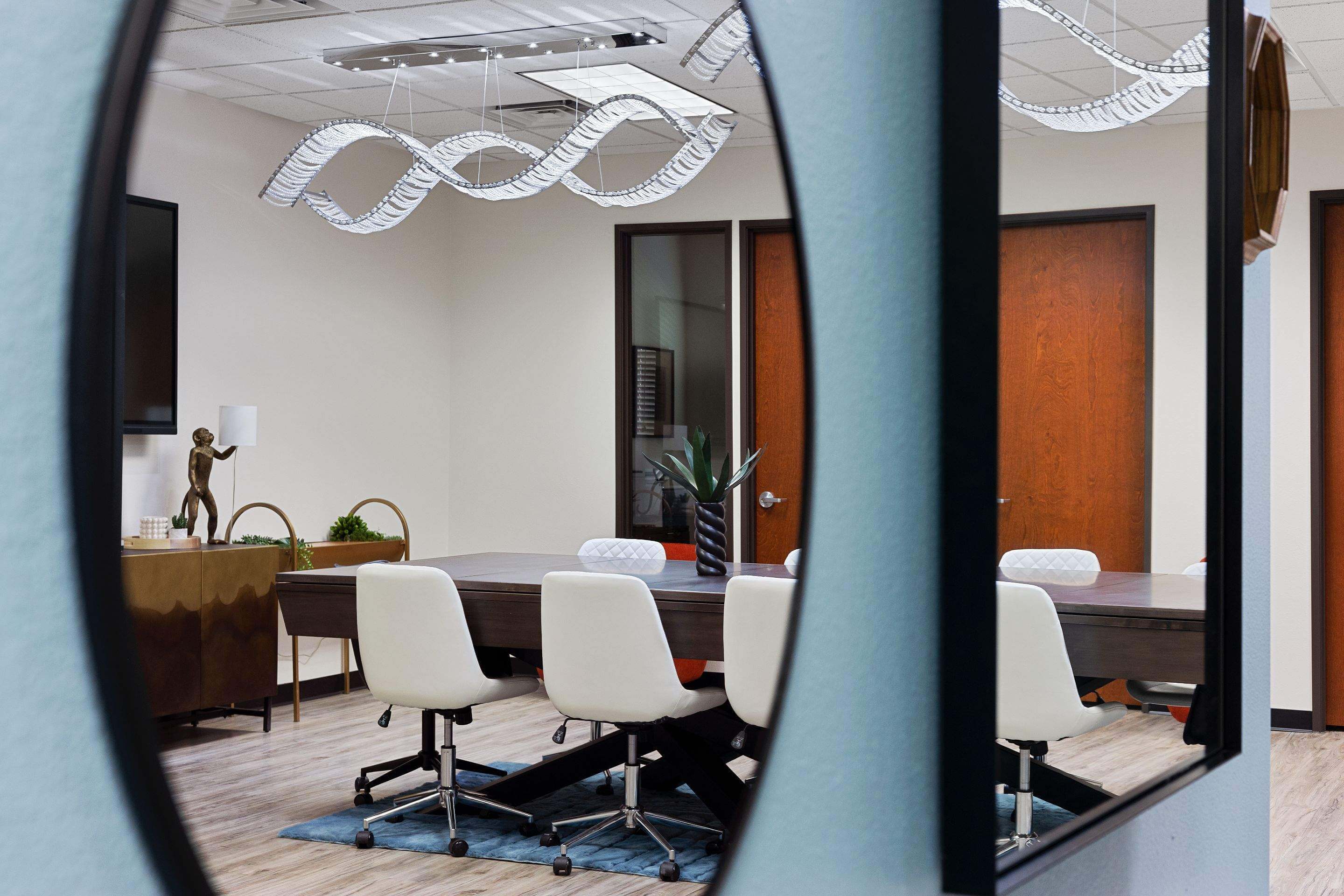 Boardroom Through Mirror