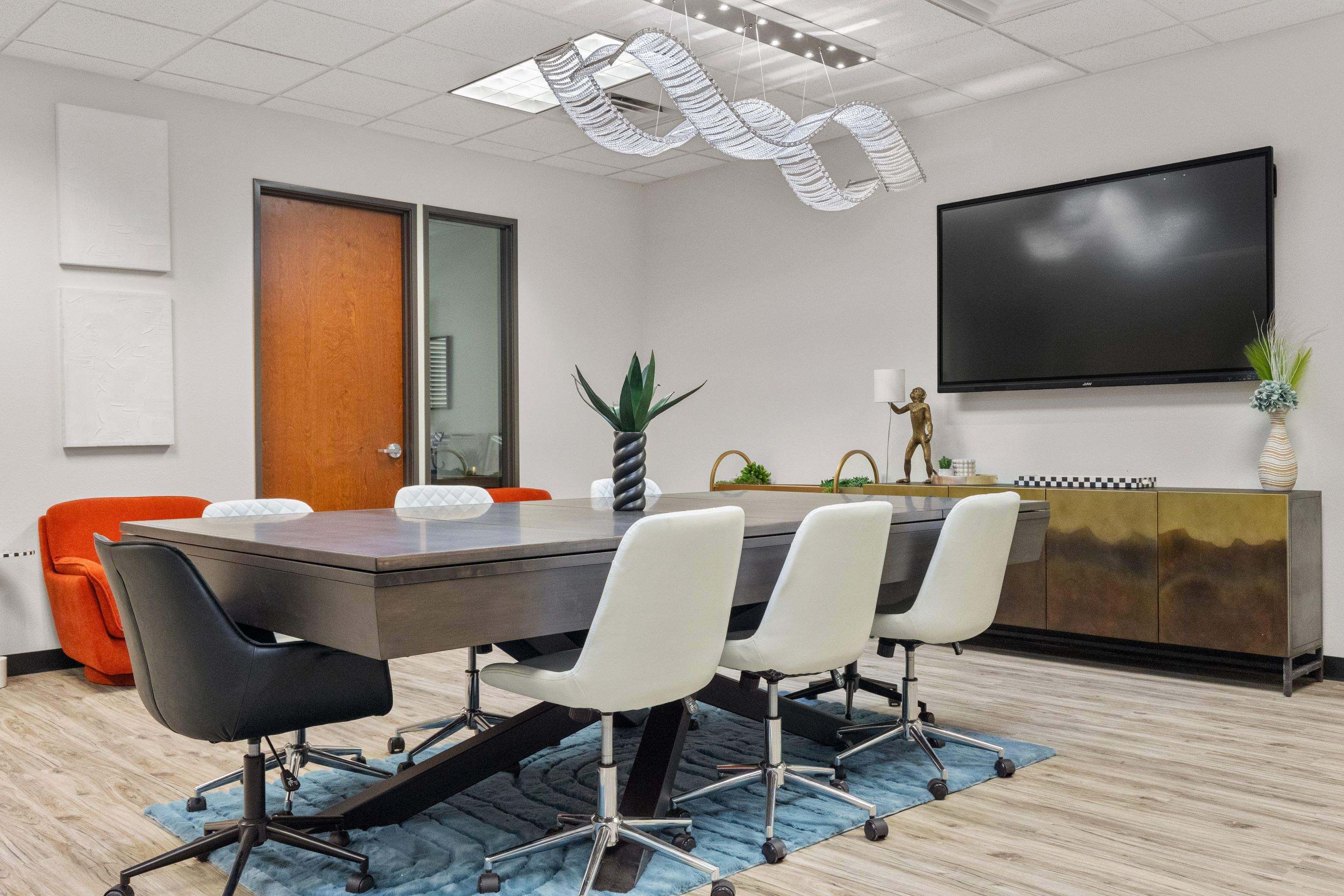 Wave Chandelier Boardroom