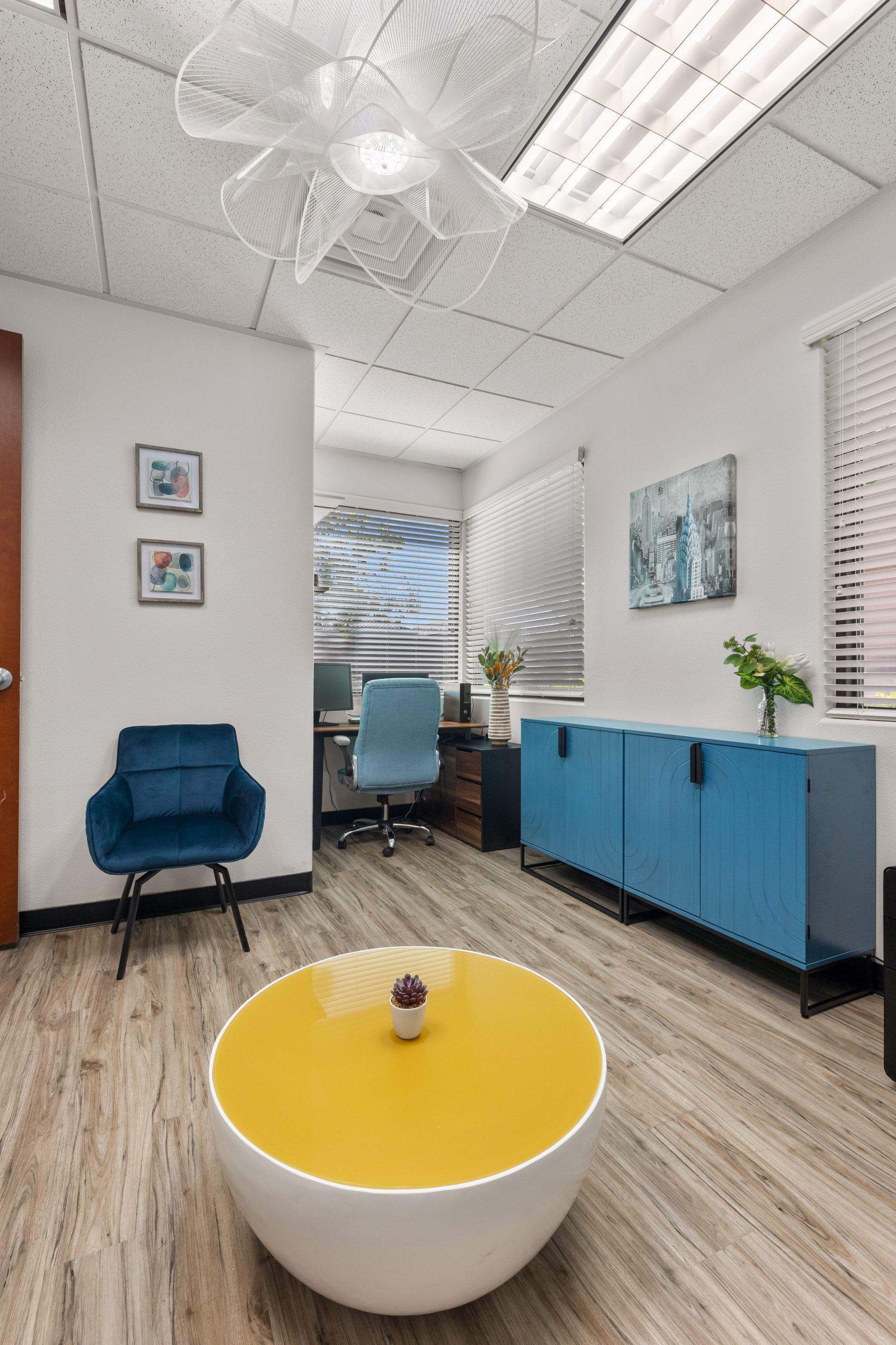 Private Office with Accent Chair