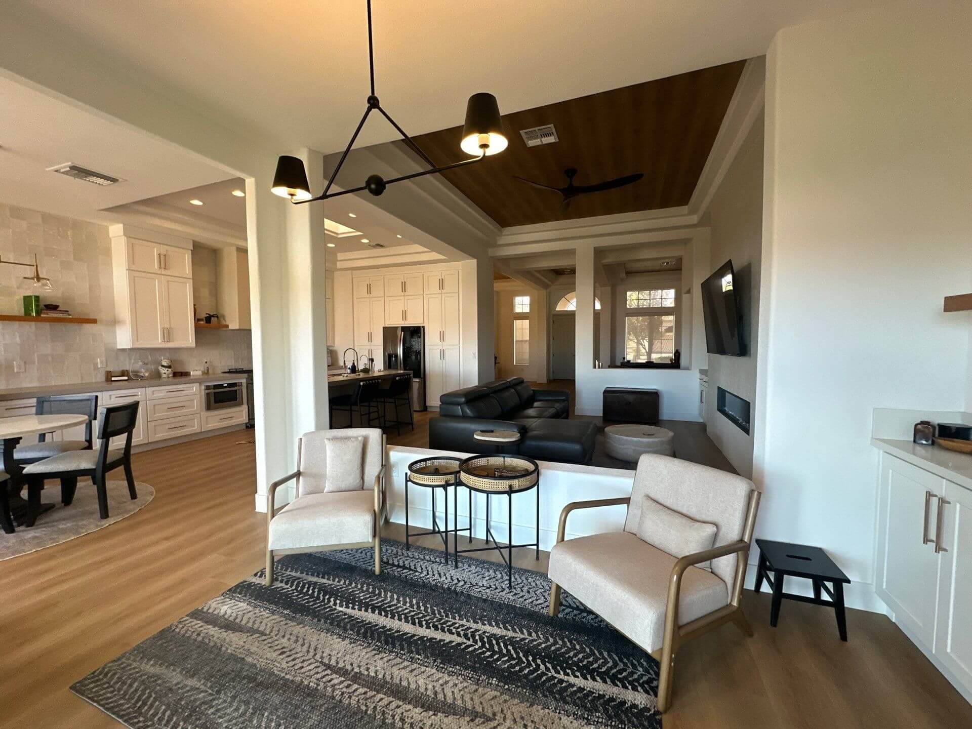 Open Kitchen with Range Hood