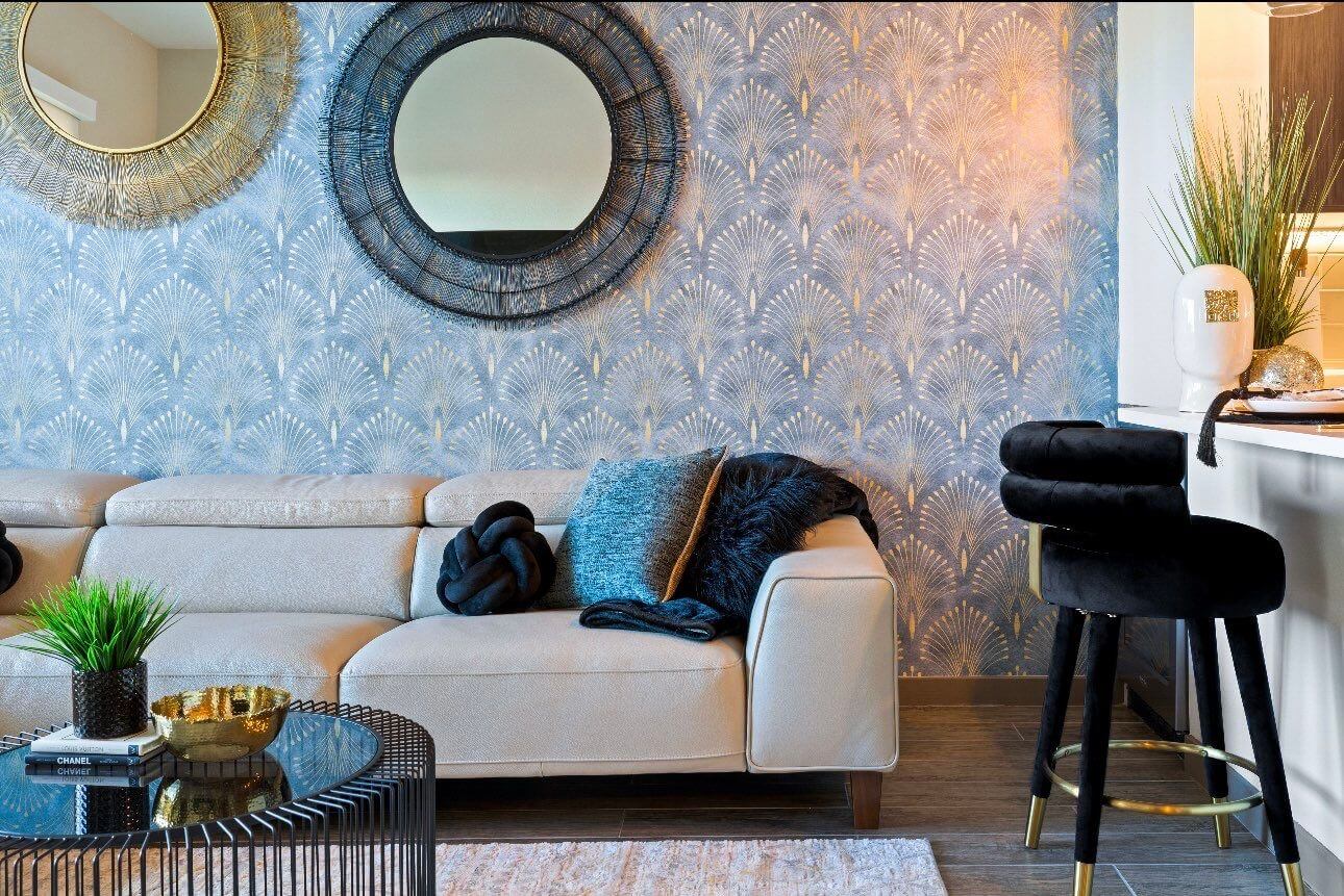 Textured Wallpaper Lounge